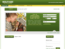 Tablet Screenshot of militaryrelationships.com